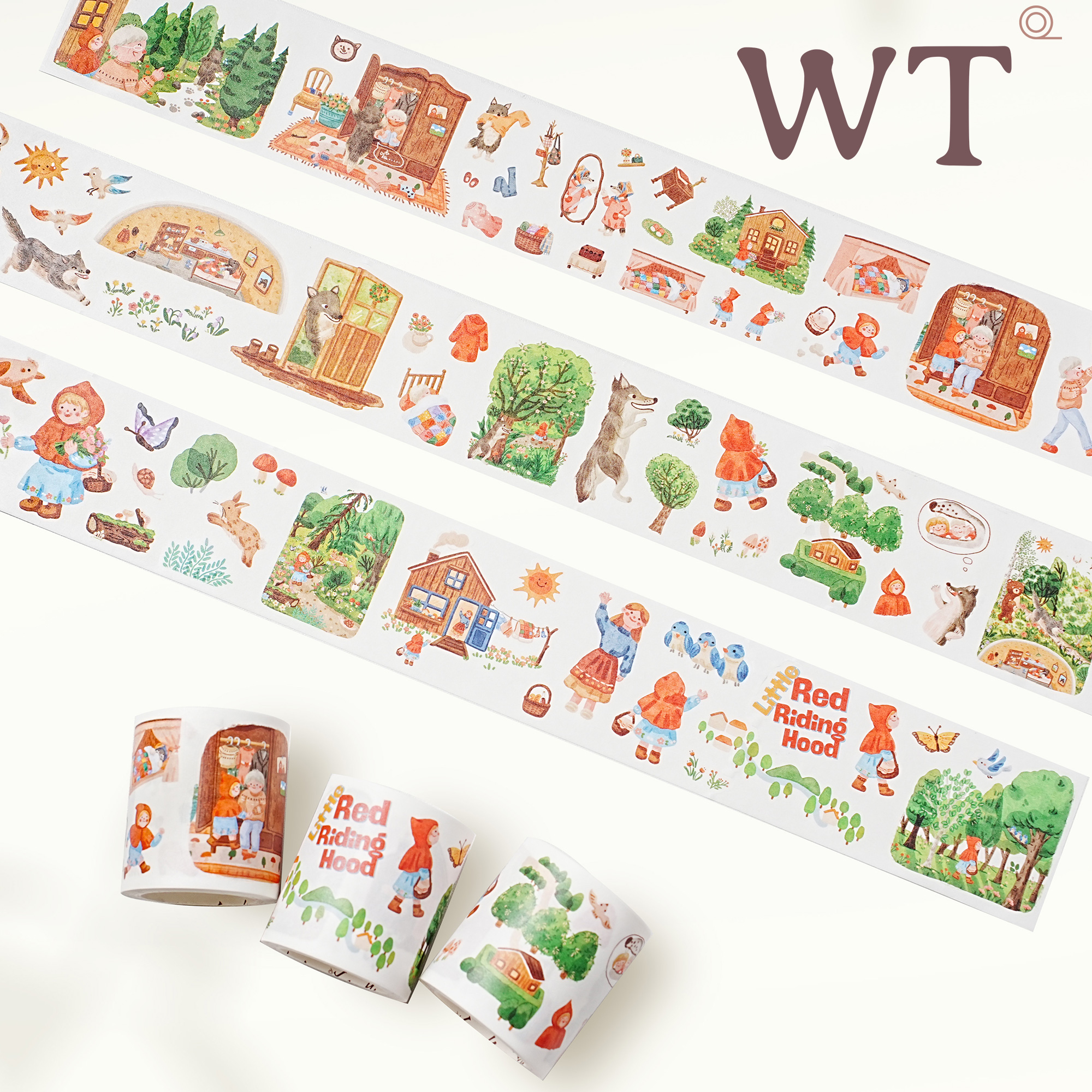WT正品童话风手帐胶带