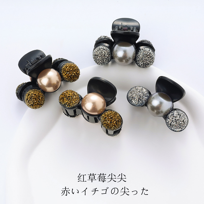 2025新款轻奢风后脑勺半抓发夹