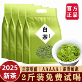 正宗白茶高山2025新茶正品 2斤明前嫩芽 1000g毛尖绿茶浓香型