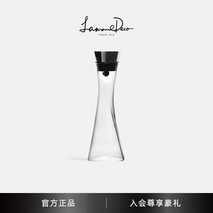 LamomeDeco高颜值不锈钢冷水壶玻璃耐高温家用大容量凉水壶设计感