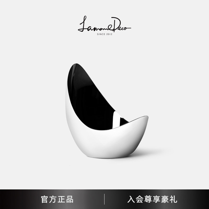 LamomeDeco不锈钢艺术果盘高端精致高颜值客厅茶几家用乔迁之喜,家居饰品,果盘/果篓,淘宝优惠券,粉丝福利购,淘宝优惠卷