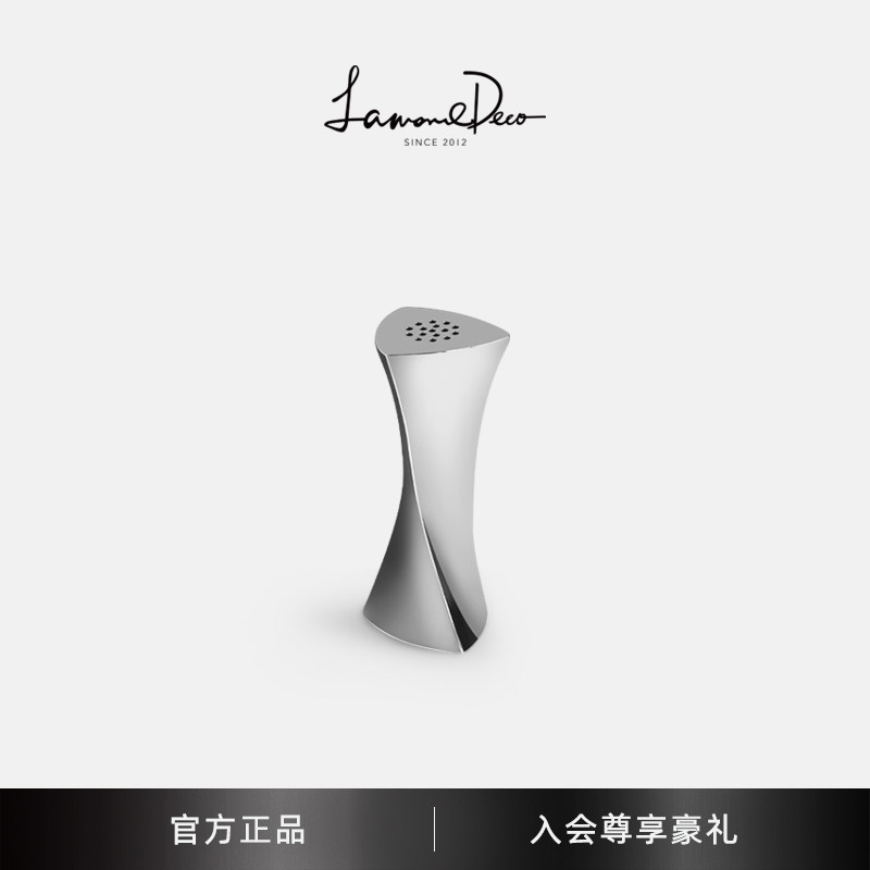 LamomeDeco不锈钢盐瓶胡椒粉瓶调料瓶厨房家用撒盐器高颜值装饰品