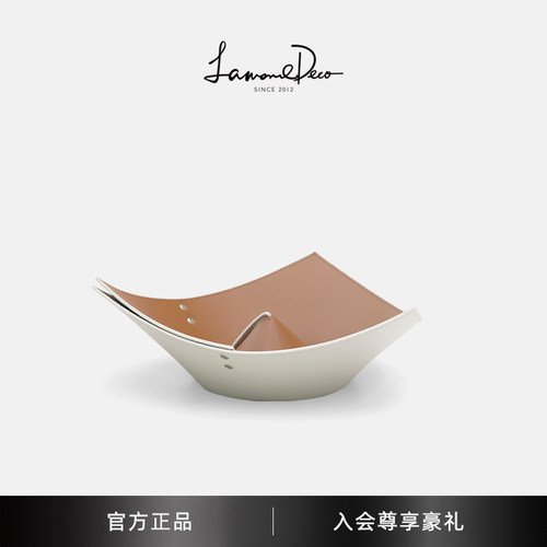 现代轻奢首饰收纳盘皮质收纳盒