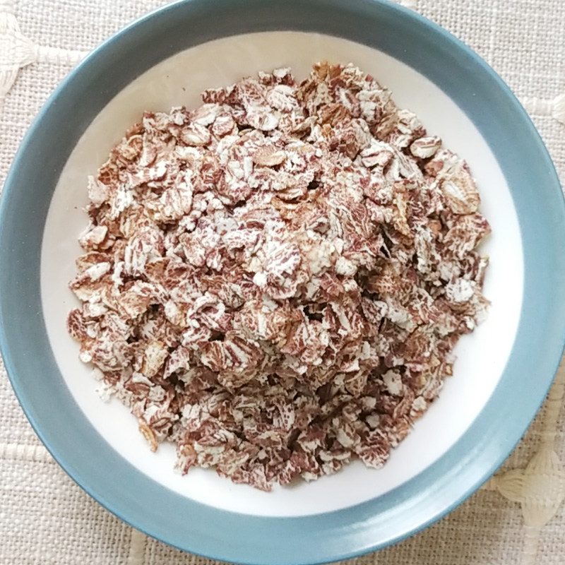 新疆黑小麦片天然谷物粗粮营养早餐膳食纤维饱腹0加糖