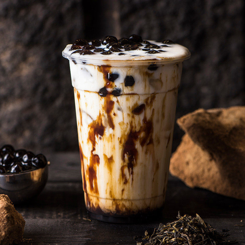 高雄凤祥冲绳黑糖风味饮料1.3kg免煮糖浆黑糖珍珠奶茶咖啡专用