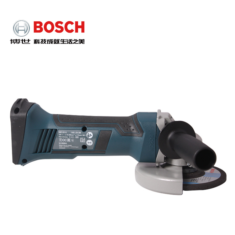 德国BOSCH博世GWS18V-10充电角磨机电动磨光机锂电池打磨切割机
