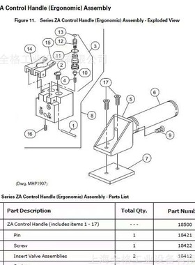 英格索兰手柄18500配件18421 18422 18412 18418 18446 182618410
