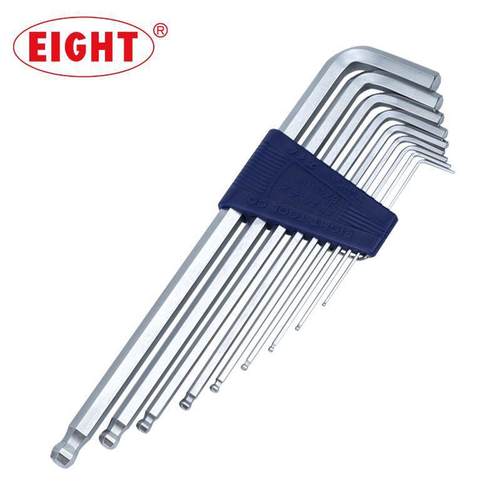百利日本进口EIGHT内六角扳手套装组合公制内六方螺丝工具万能