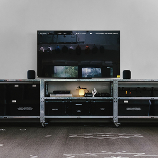 vibespace工业风置物架咖啡台移动casa杂志美式 组合电视柜收纳架