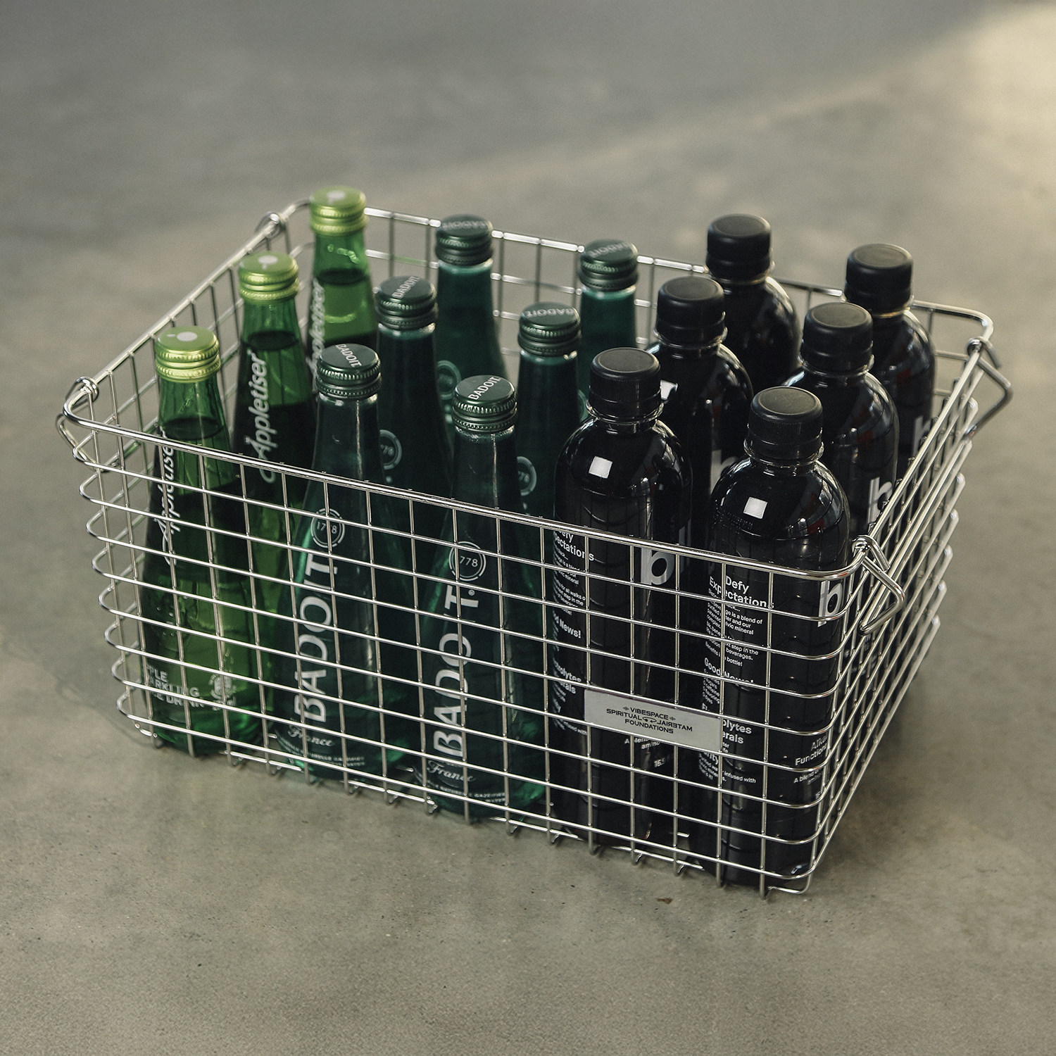 高颜值工业风ins金属手提收纳筐