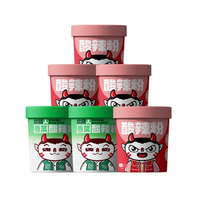 食族人豌豆酸辣粉红薯粉旗舰店