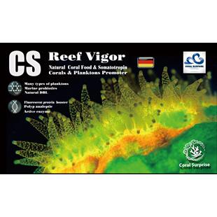 CS粉末珊瑚粮 lps sps nps兼容真叶宝石花唤醒僵珊瑚开口诱毛发色