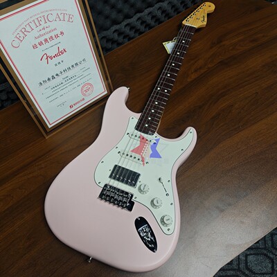 日产Fender芬达Hybrid II二代融合系列Strat HSS哑光贝壳粉电吉他