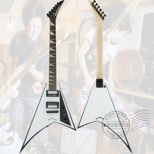JS32T Rhoads 白色搭配黑色边燕尾电吉他 系列 Jackson杰克逊JS