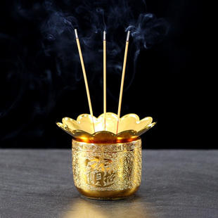 陶瓷香炉寺庙供奉家用室内插香炉佛具烧香炉供佛小香炉祭祀送香灰