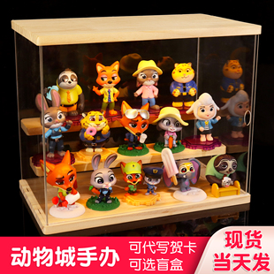 疯狂动物城2手办系列盲盒手办周边生日新年礼物摆件盖瑞的朱迪玩