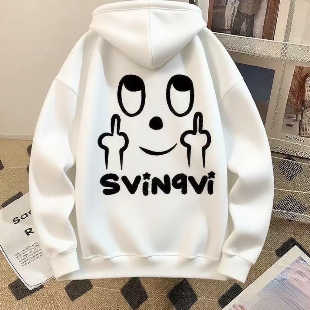 男女童趣味设计感连帽卫衣2025秋冬新款中大童宽松长袖上衣外套潮