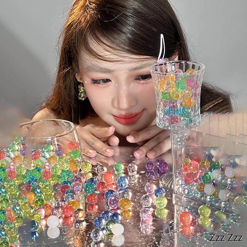 彩色珠光水宝宝拍摄道具毕业写真拍照场景布置氛围感摆件装饰品