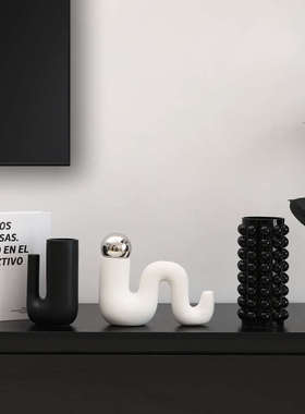 轻奢高档小众高级感摆件客厅家居电视柜装饰品大气上档次2024新款