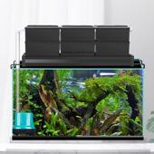 鱼缸过滤器设备上滤过滤槽三合一小型上置过滤盒壁挂式 循环滴流盒