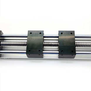 滑台模组正反牙滚珠丝杠双向双滑块精密直线导轨步进电机移动行程