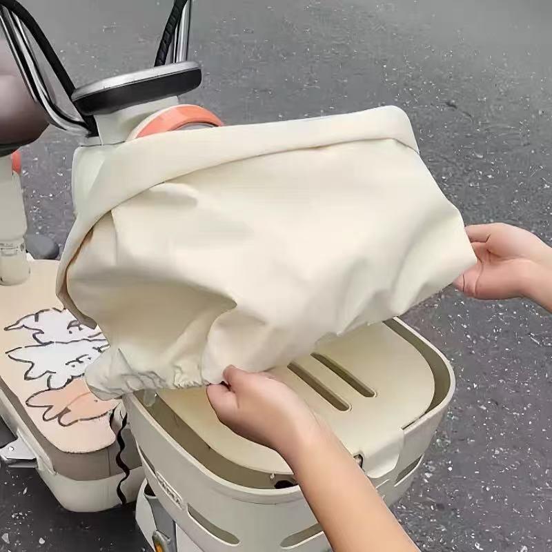 电动车筐子防晒防雨雪罩电瓶车通用防水防尘保护罩适用于雅迪爱玛