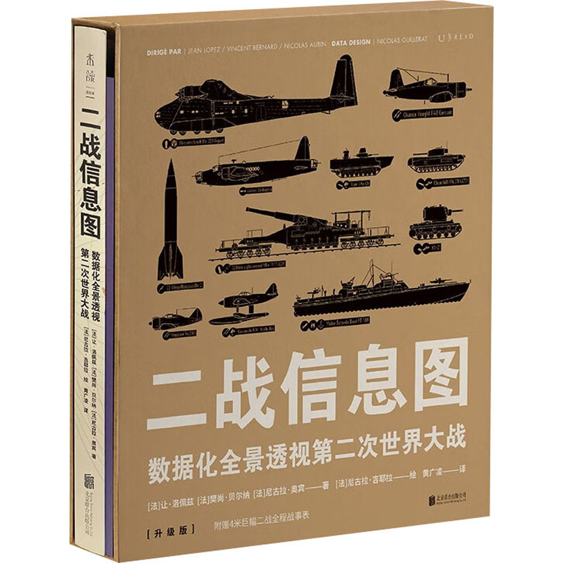 二战信息图数据化全景透视第二次世界大战让洛佩兹樊尚贝尔纳尼古拉奥宾著 尼古拉吉耶拉绘 洞悉**越战争的本质书北京联合出版公司