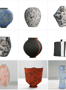 陶瓷桌面摆件复古客厅餐厅