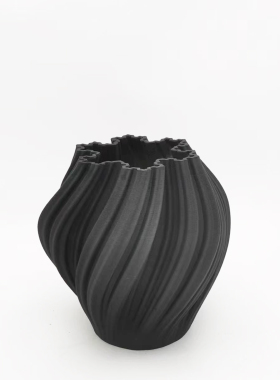 现代简约白色陶瓷艺术桌面摆件样板间售楼处客厅餐厅玄关处装饰品