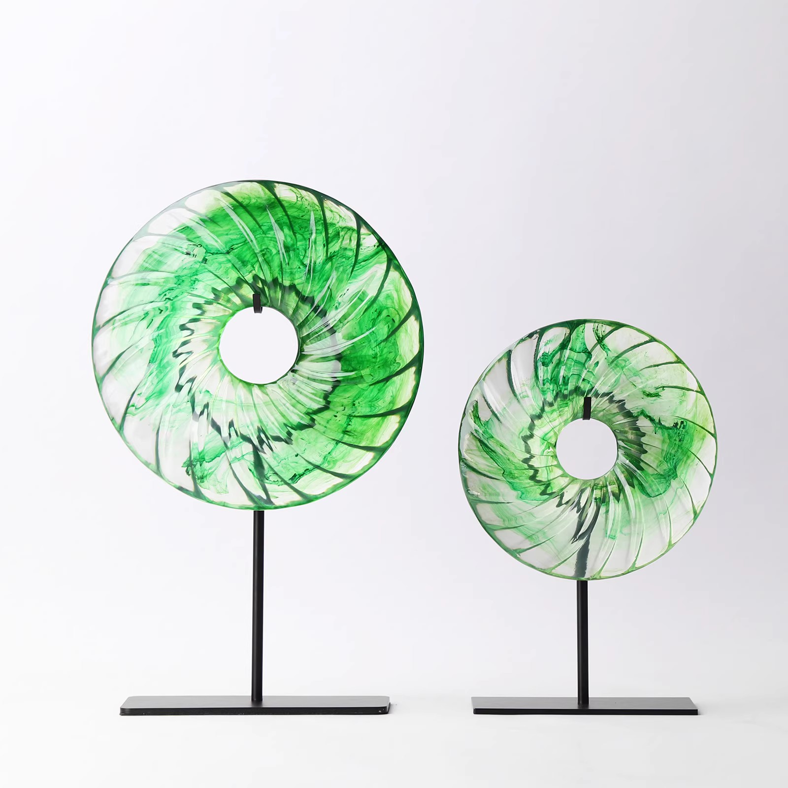 中式桌面大理石摆件工艺软装