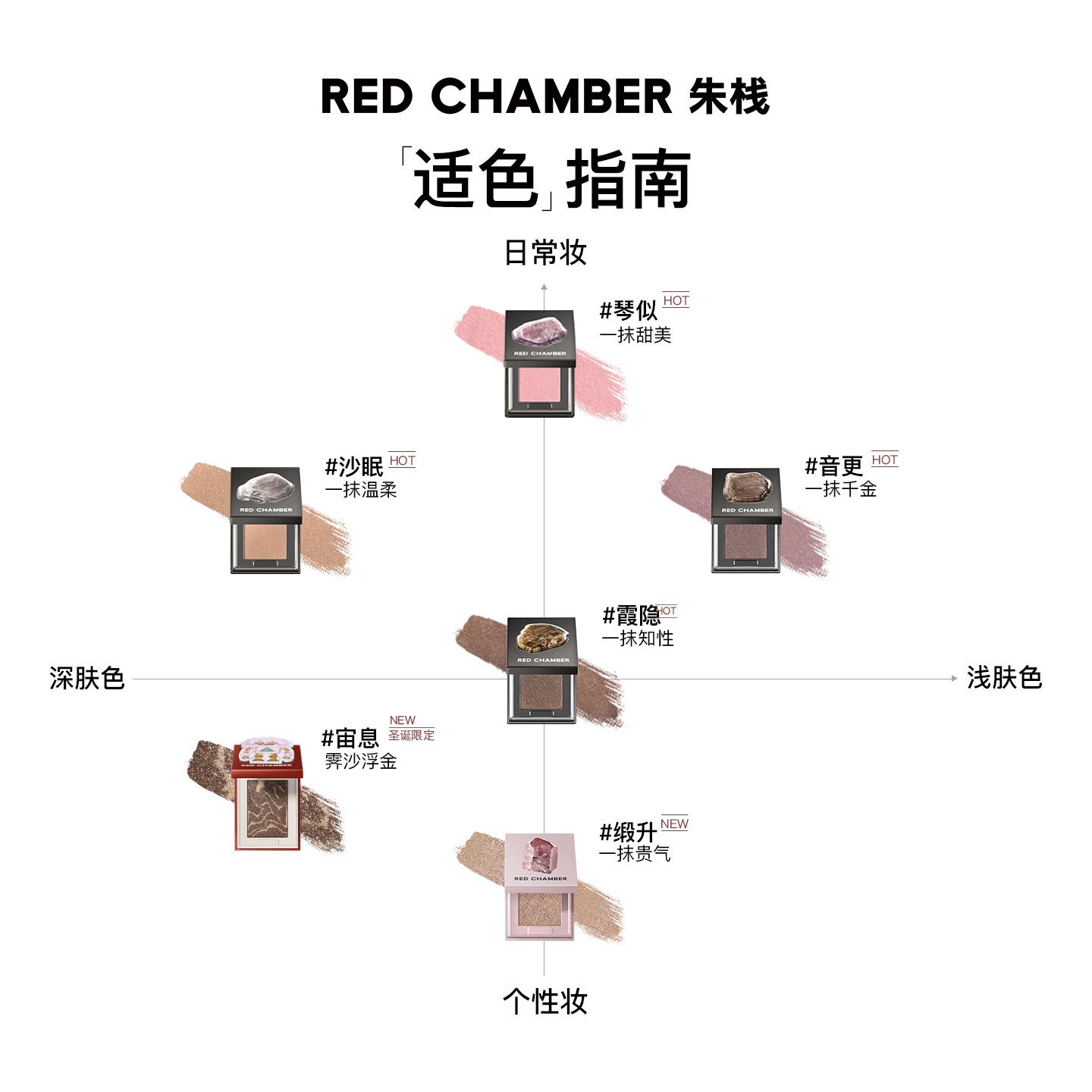 Single Color Eyeshadow Palette Crystal Effect Multi-Use - Product image 5