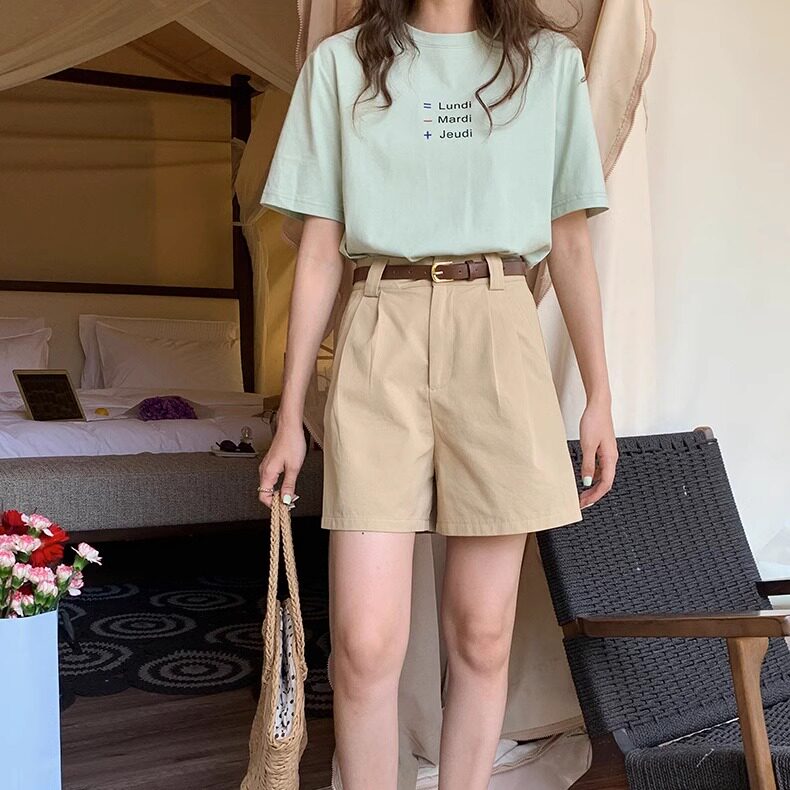 高腰休闲工装短裤DaDa大鱼