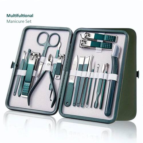 Professional nail clippers 7/10/12/18Piece Nail Care Kit Sta