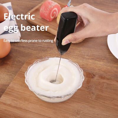 Electric Egg Beater Milk Frother For Coffee Household Kitche