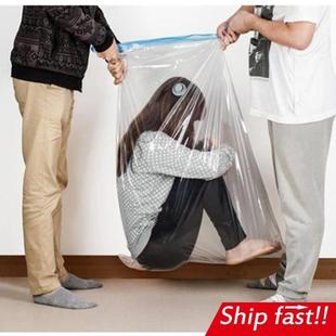 storage plastic bag vacuum pump clothes sealing travel bags