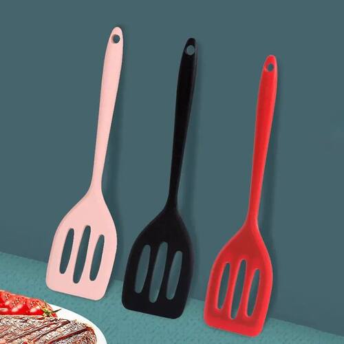 Small Silicone Dpatula Heat-resistant and Non Stick Pan Fryi
