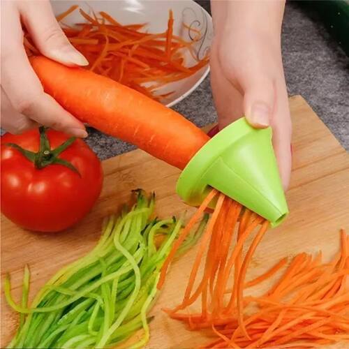 1-3pcs Vegetable Fruit Spiral Shredder Peeler Multi-function