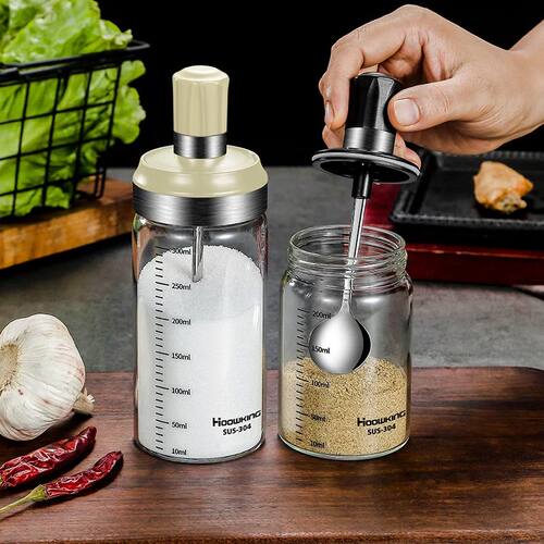 1pc Spice Jar Organizer Accessory Sugar Bowl Salt Shaker Sea
