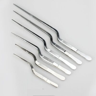 Kitchen Tongs Kitchen Utensils BBQ Tweezer Food Clip  Stainl