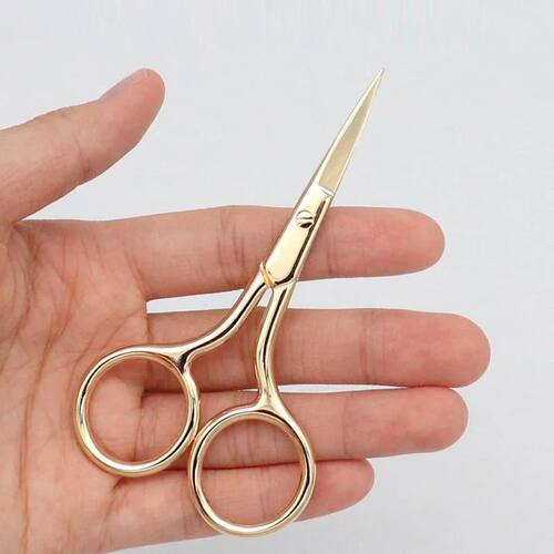 1pc European-Style 9CM Stainless Steel Makeup Scissors | Mul