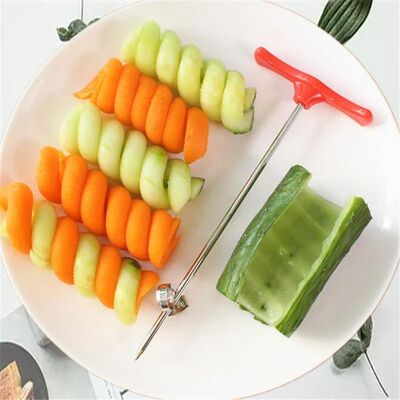 1/2Pcs Manual Roller Spiral Slicer Radish Potato Tools Veget