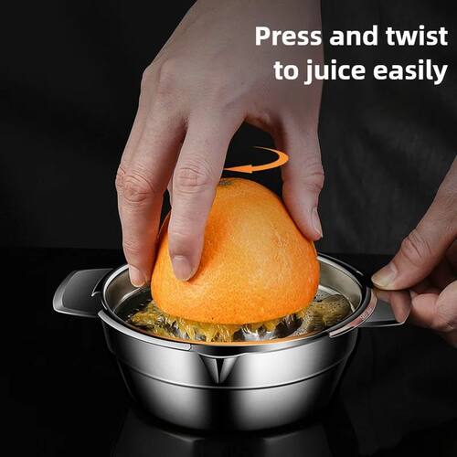 Stainless steel juicer, household manual juicer, lemon orang