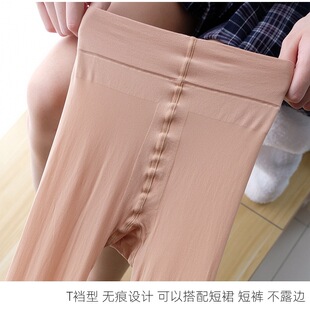 永春丝袜女纯色春夏透气丝光肤色打底袜裤 袜 透气40D柔弹舒适连裤