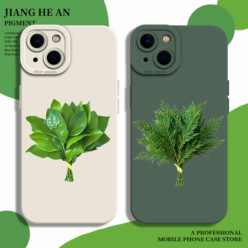 适用苹果手机壳柚子叶