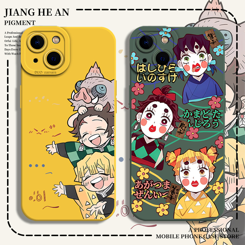 适用苹果手机壳鬼灭之刃