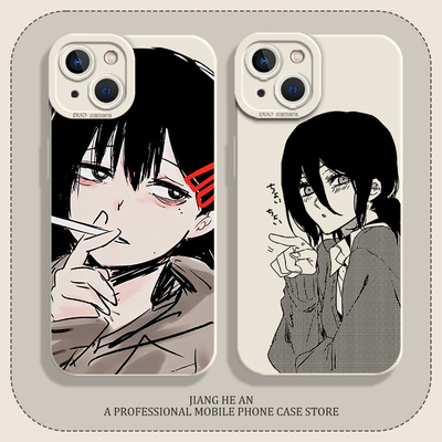 适用iqoo手机壳电锯人