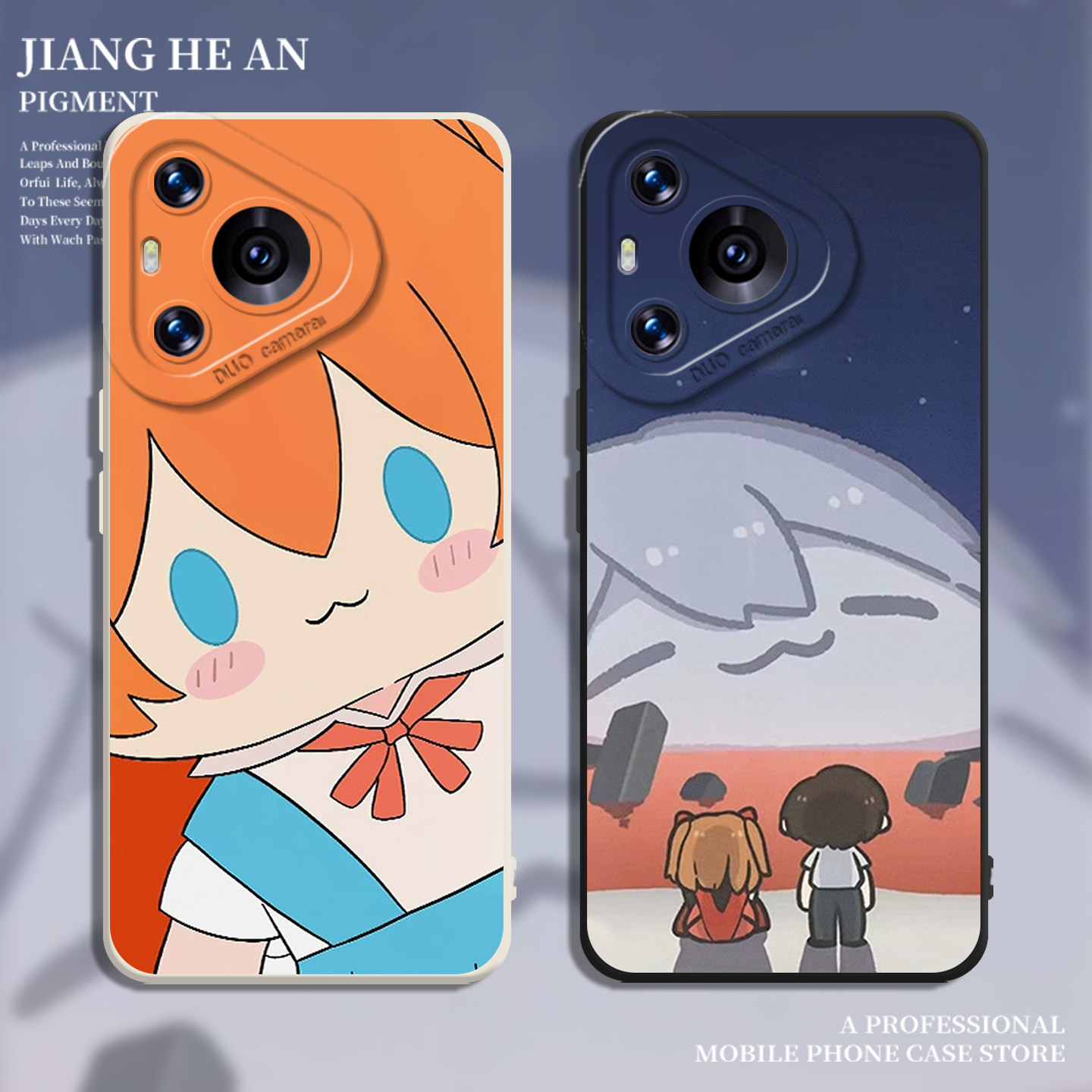 适用华为手机壳Q版eca