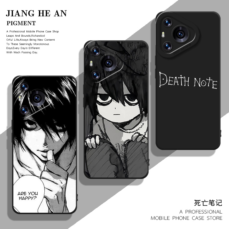 deathnote适用华为nova12ultra手机壳mate60死亡笔记pura70pro笔记本50/L/40夜神月30动漫14/13/11/10/9/8套p