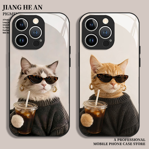 适用小米手机壳潮牌猫咪