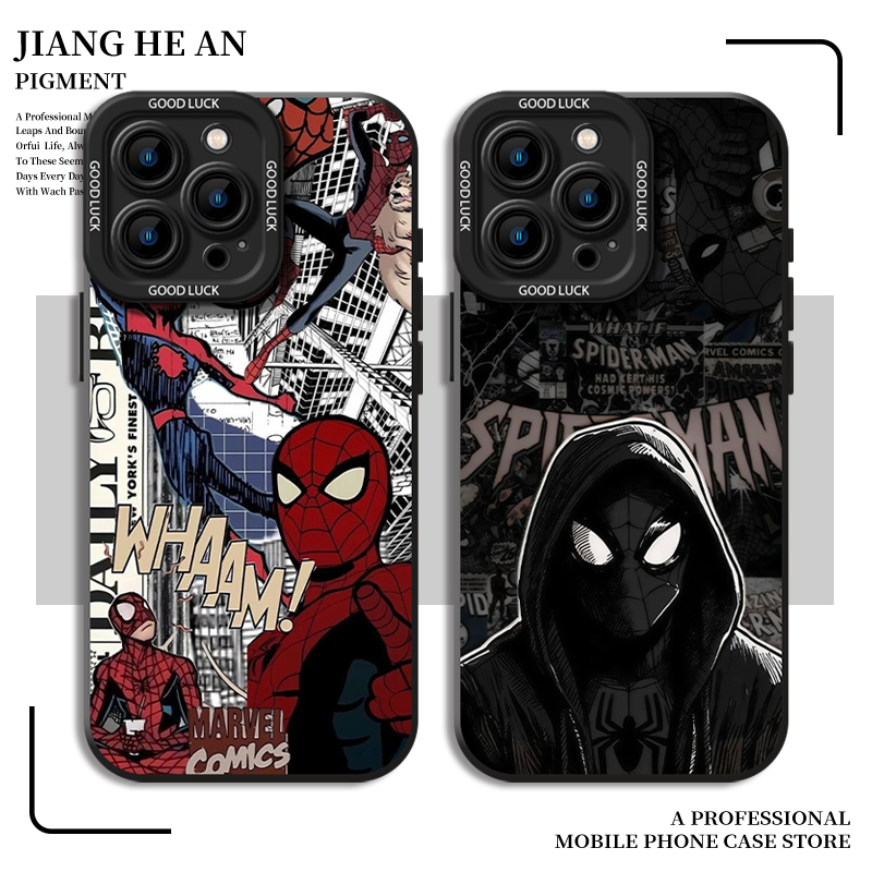 蜘蛛侠适用苹果17promax手机壳iPhone16潮牌14高级感13动漫air情侣15超火mini硅胶12/11/xs/xr/x/8plus/7p/se